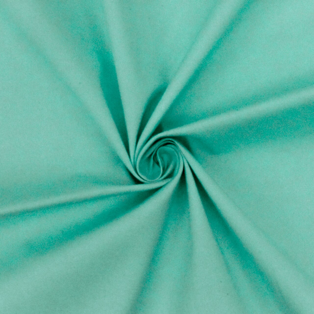 Beach Turquoise Solid Stretch Cotton Poplin Woven Fabric By the Yard